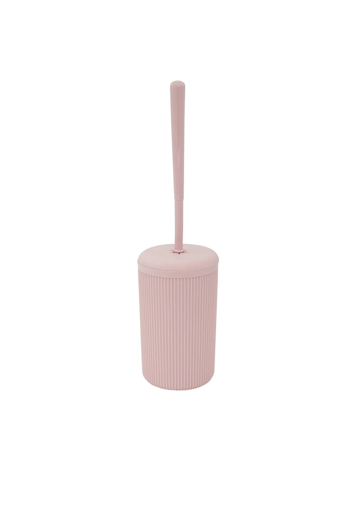 Striped Bathroom Accessory Set Pink