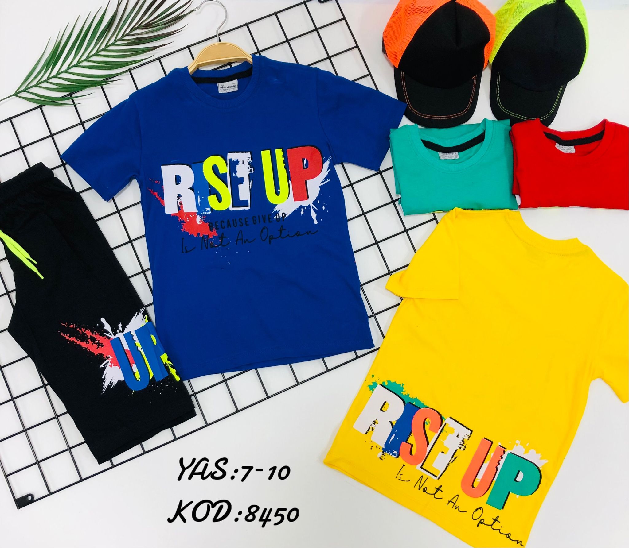 Boys summer set with a cap