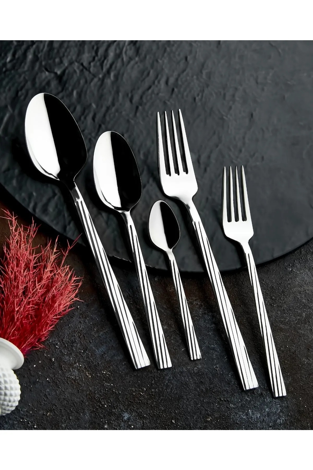 60 Pieces 430 Stainless Steel Cutlery Set